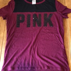 VS PINK sequin top